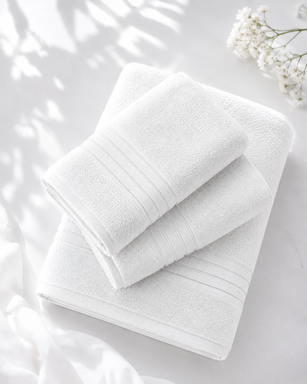 Master Towel – Premium 2-Piece Red Towel Set