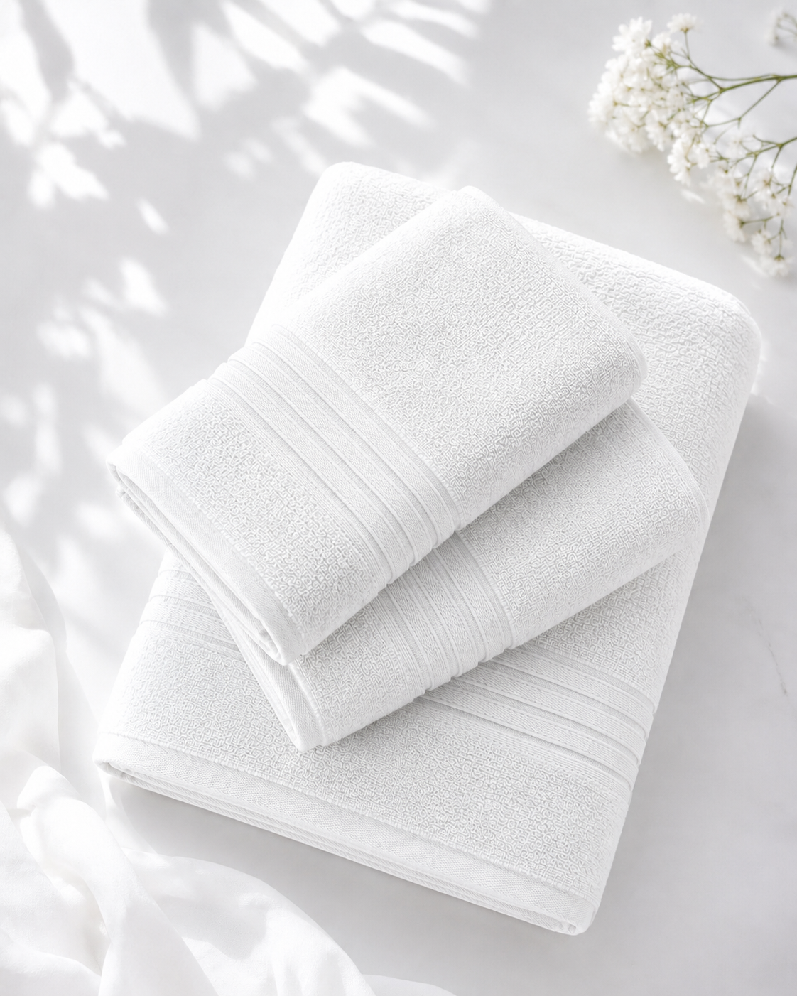 Master Towel – Premium 2-Piece Red Towel Set