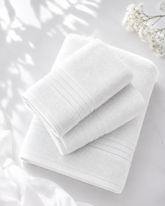 Master Towel – Premium 2-Piece Red Towel Set