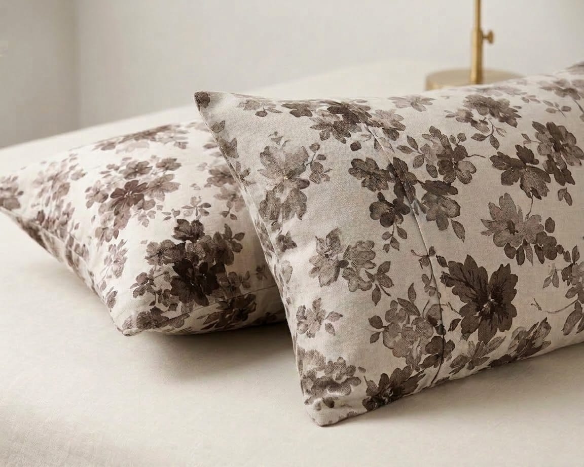 Floral Bedsheet Set – King Size with 2 Pillow Covers
