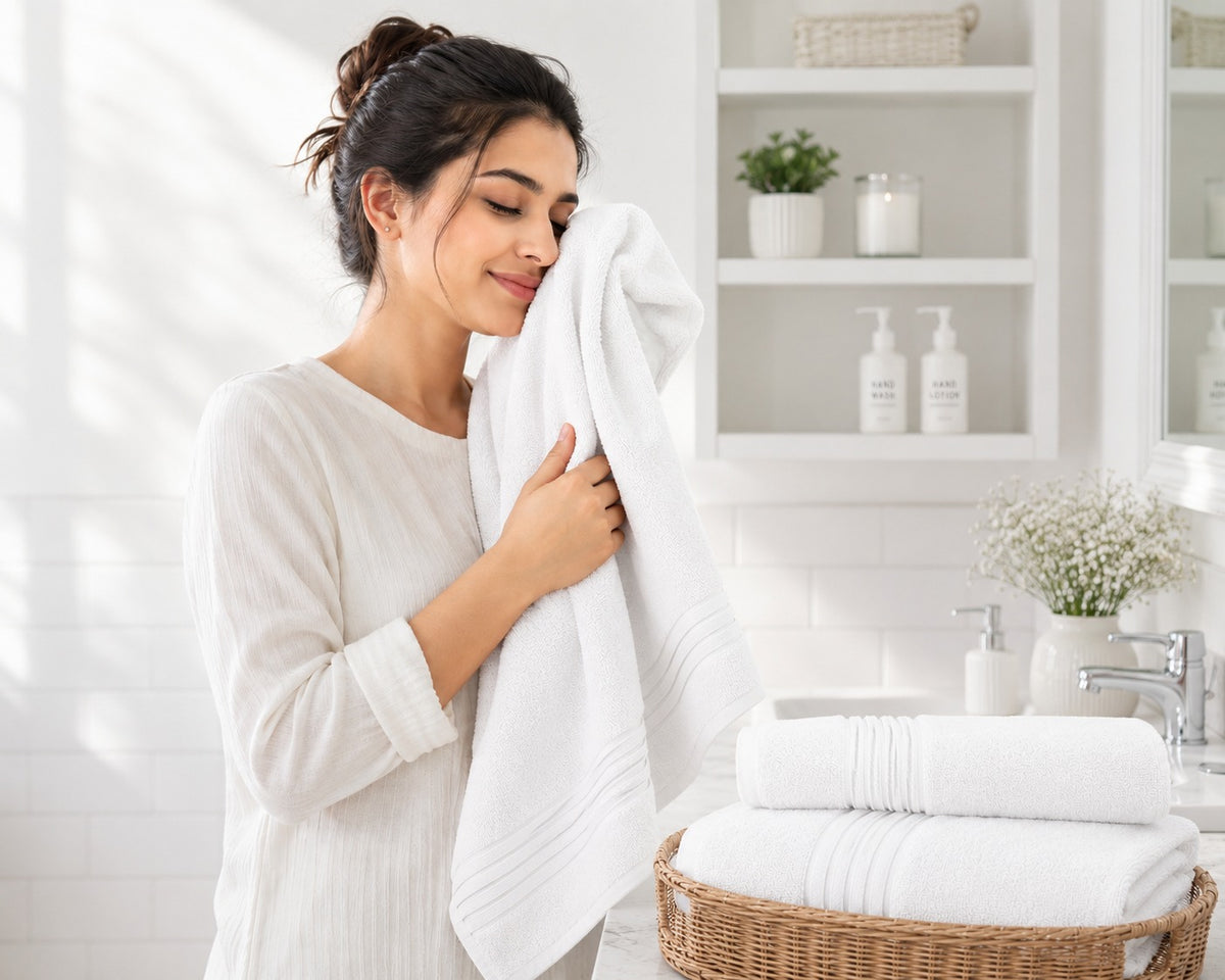 Master Towel – Premium 2-Piece Red Towel Set