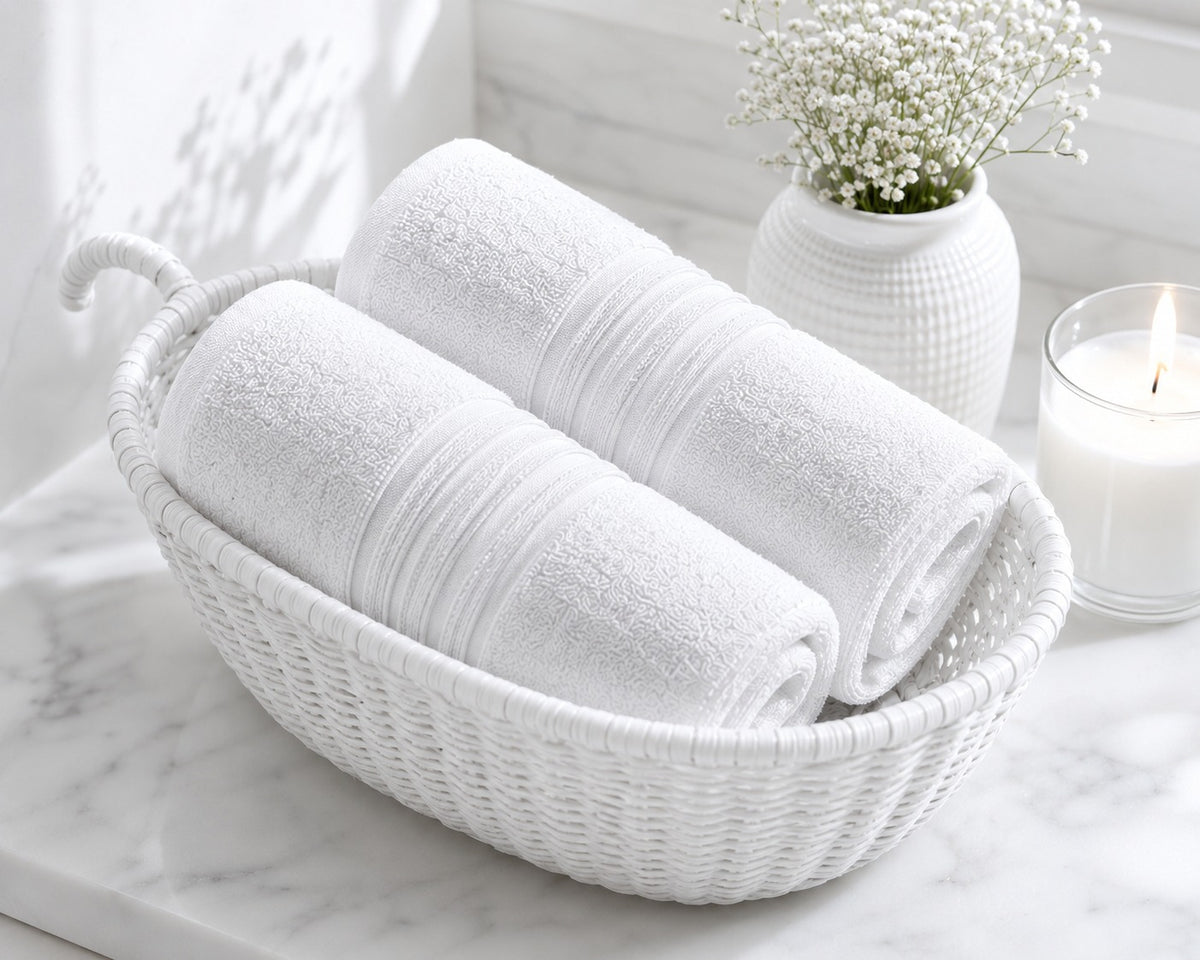 Master Towel – Premium 2-Piece Red Towel Set