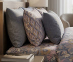 Vintage Blue Bedsheet Set – King Size with 2 Pillow Covers