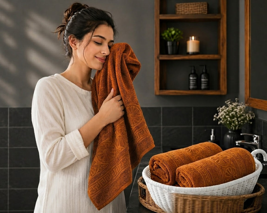 Master Towel – Premium 2-Piece Mustard Towel Set