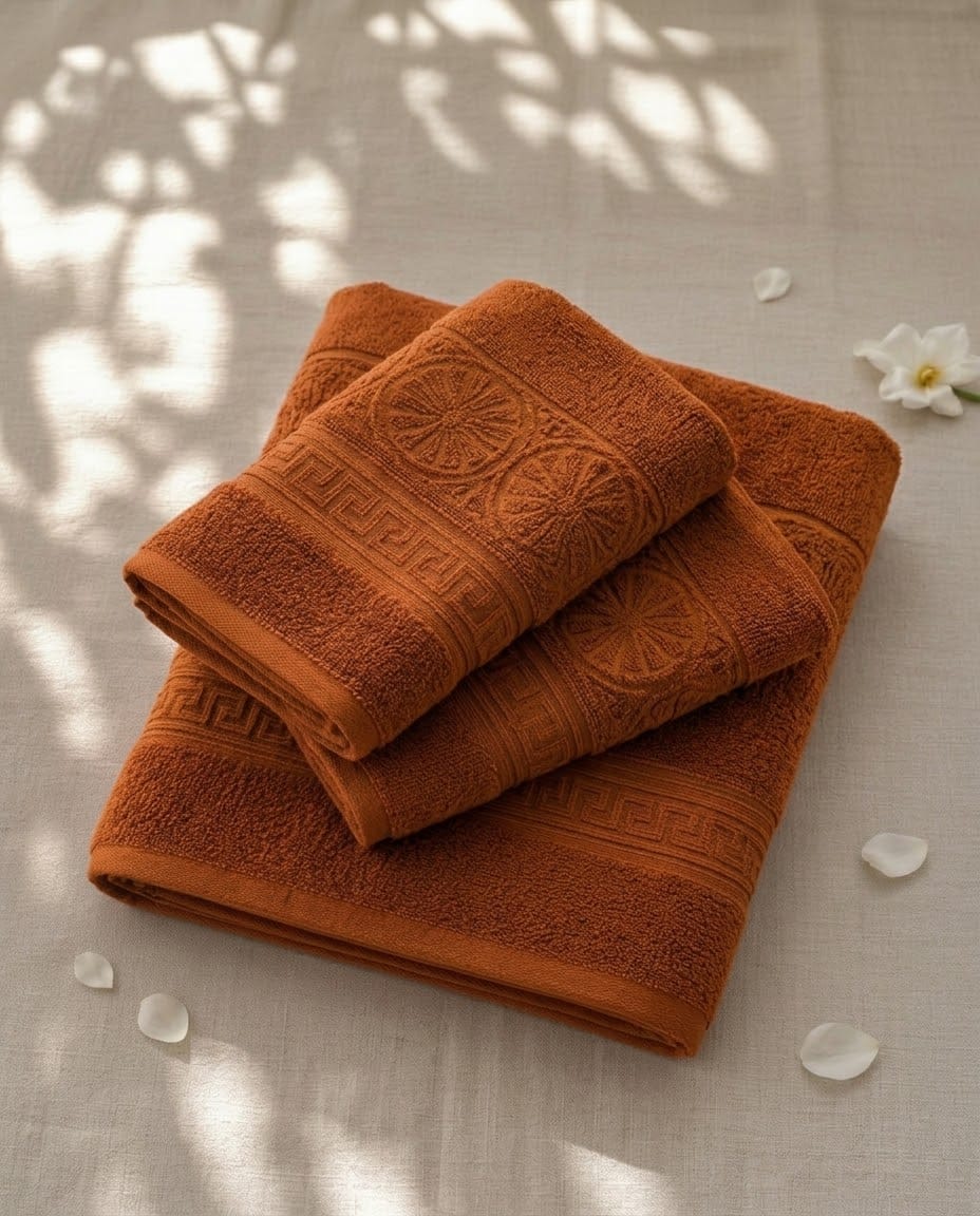 Master Towel – Premium 2-Piece Mustard Towel Set