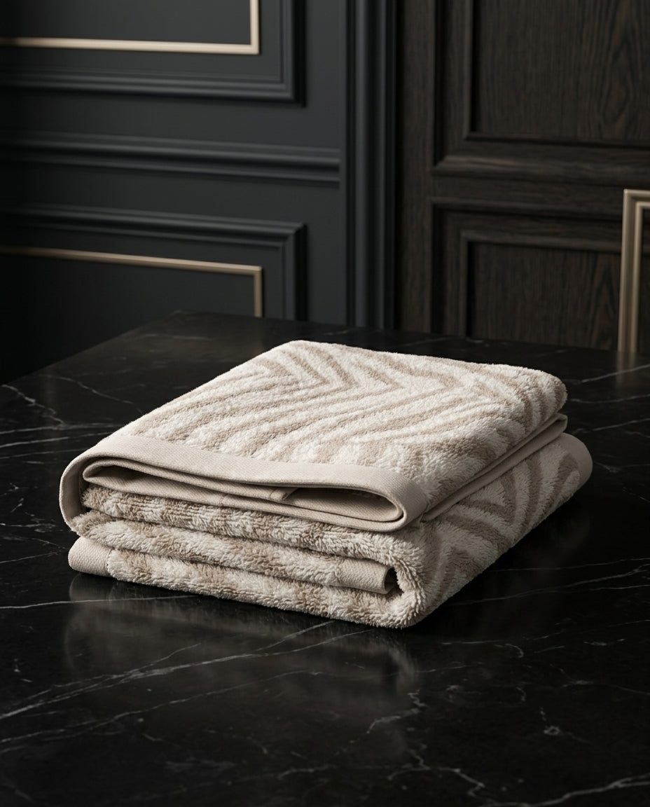 LuxeWave Export Towel - Premium 2-Piece Towel Set