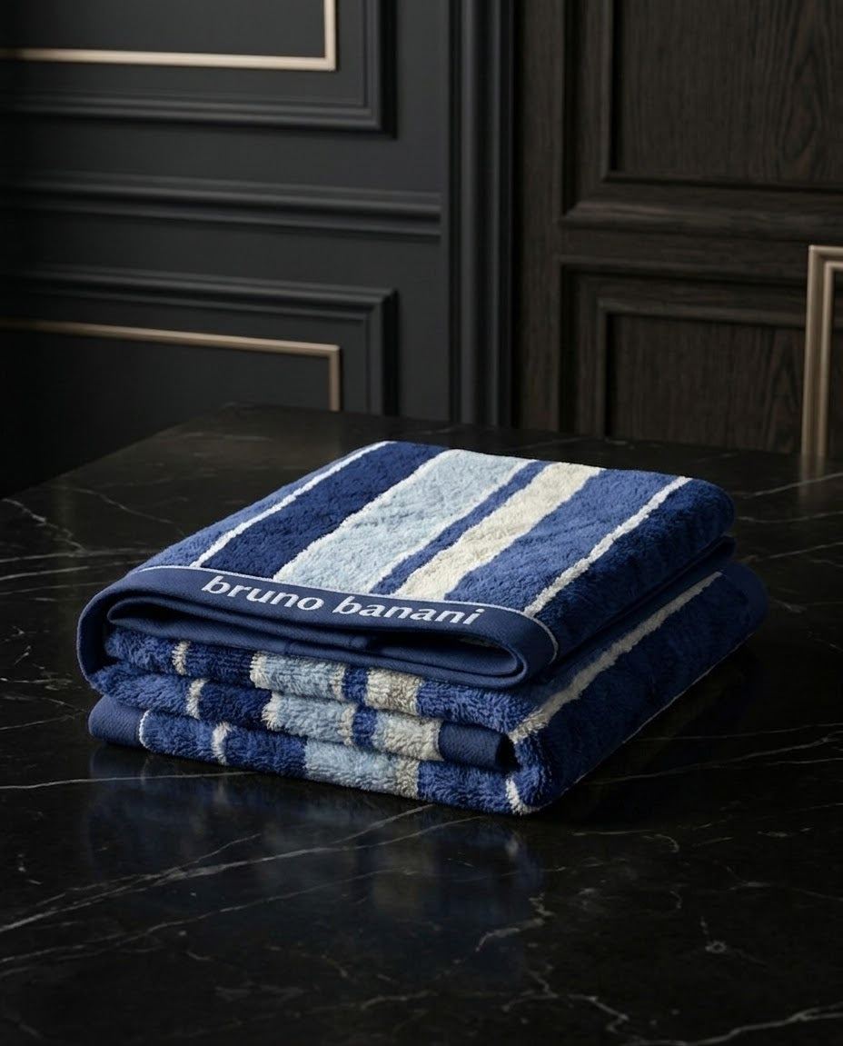 Ocean Stripe Export Towel - Premium 2-Piece Towel Set