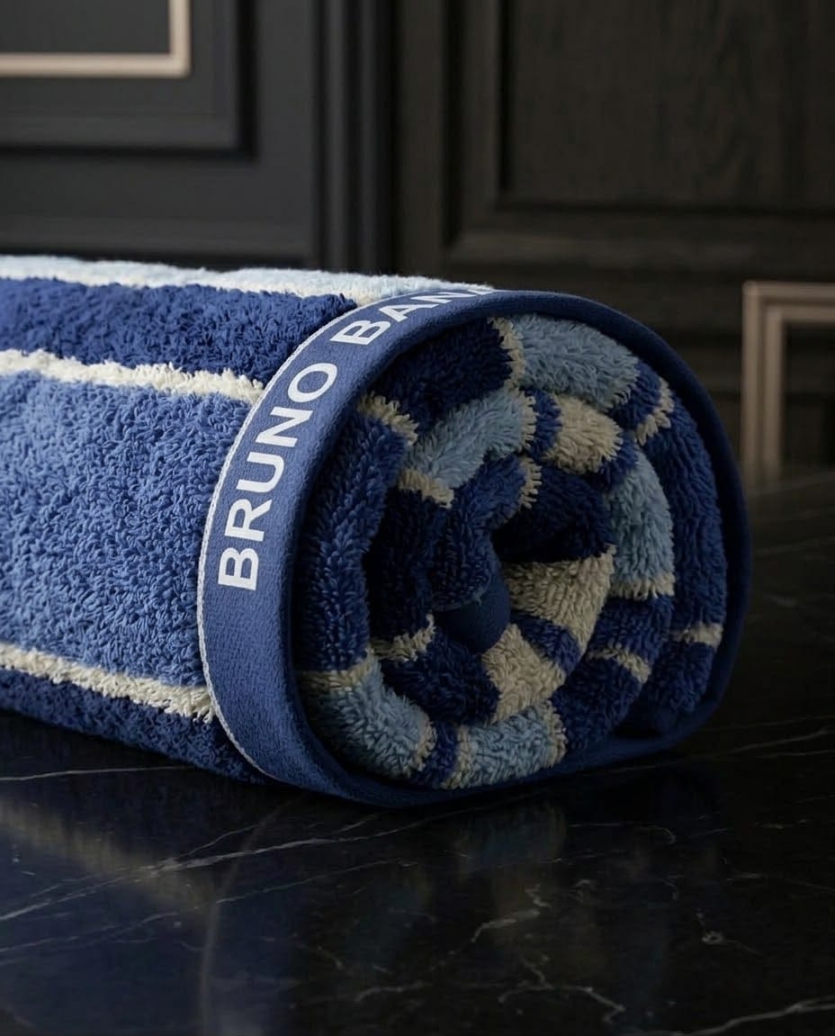 Ocean Stripe Export Towel - Premium 2-Piece Towel Set