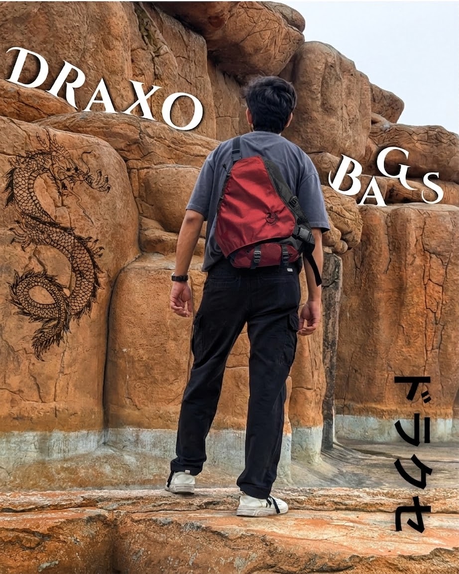 The Ultimate Draxo Cross Body Bag - Burgundy