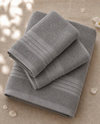 Master Towel – Premium 2-Piece Grey Towel Set