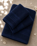 Master Towel – Premium 2-Piece Navy Blue Towel Set